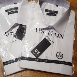 Lot of 2 mens dress shirts